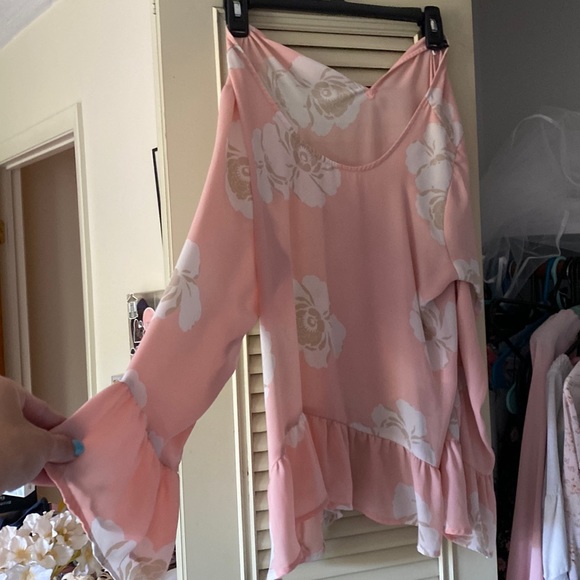 Marshall’s Pink and white floral top - Picture 1 of 2